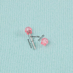 Disposable Ear Piercing Tool with 316L Surgical Steel Acrylic Ball Stud Earrings