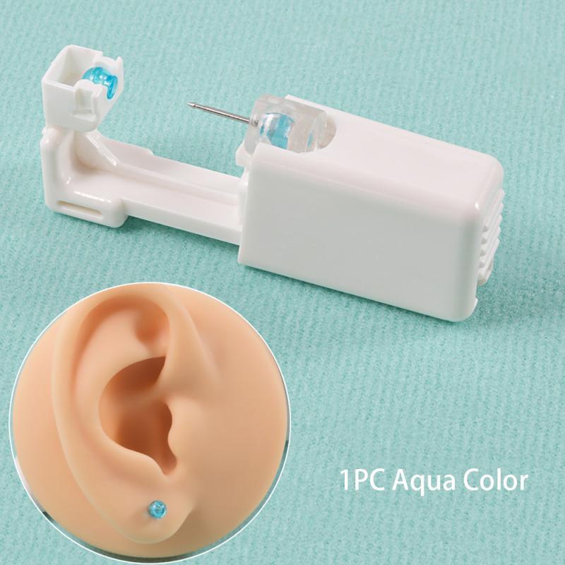 Disposable Ear Piercing Tool with 316L Surgical Steel Acrylic Ball Stud Earrings