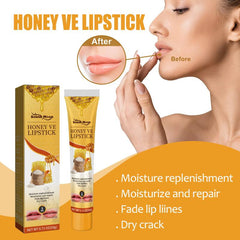Honey VE Lipstick Hydrates Moisturizes Repairs Prevents Dryness Cracks