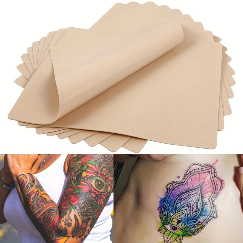 10Pcs Blank Tattoo Practice Skin Double Sides Microblading Practice Skin