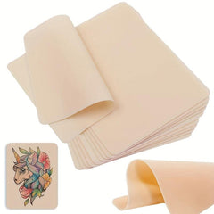 10Pcs Blank Tattoo Practice Skin Double Sides Microblading Practice Skin