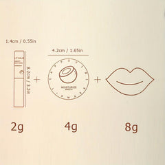 Coconut Lip Care Set: Mask, Balm & Gel - Hydrate & Plump Lips