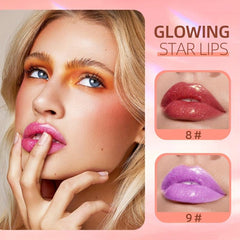 Diamond Glitter Lip Gloss Waterproof Mirror Lustrous