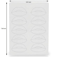 Silicone Microblading Practice Skin Pad for Eyebrows Lips Brows