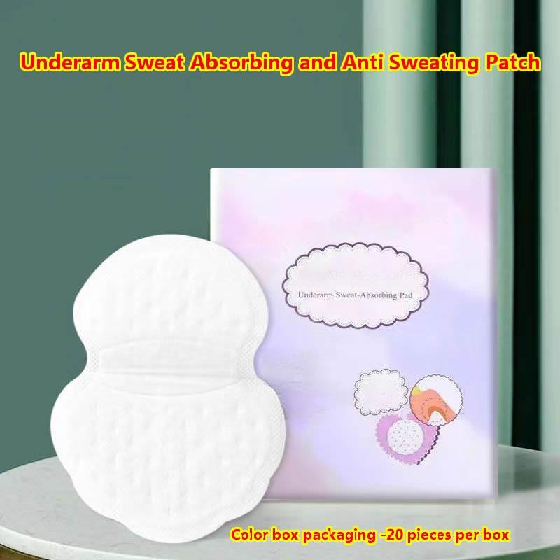 Underarm Sweat Pads Armpit Sweat Absorbing Guards Disposable 20pcs