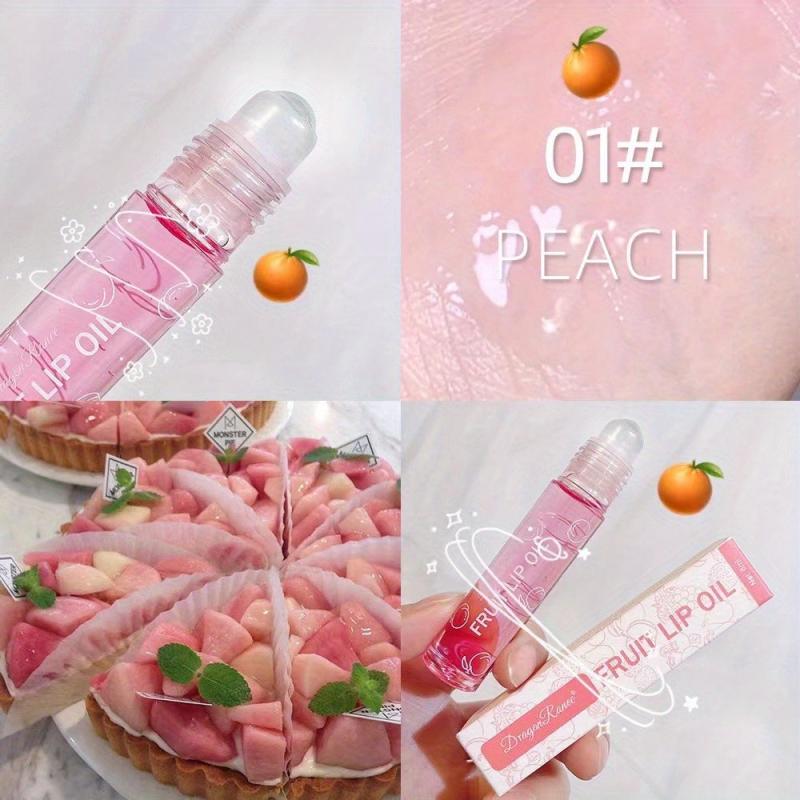 Fruity Flavors Hydrating Lip Gloss with Tinted Balm