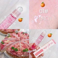 Fruity Flavors Hydrating Lip Gloss with Tinted Balm