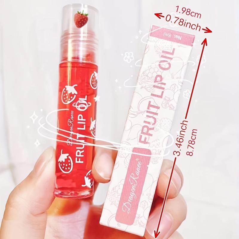 Fruity Flavors Hydrating Lip Gloss with Tinted Balm