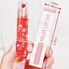 Fruity Flavors Hydrating Lip Gloss with Tinted Balm