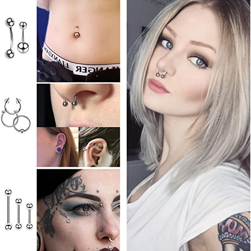 Professional Stainless Steel Body Piercing Kit 42pcs