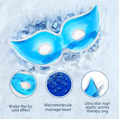 Cooling Eye Gel Mask for Fatigue Relief and Dark Circles