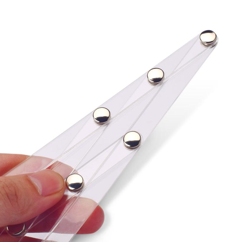 Acrylic Triangle Eyebrow Measurement Ruler for Permanent Makeup