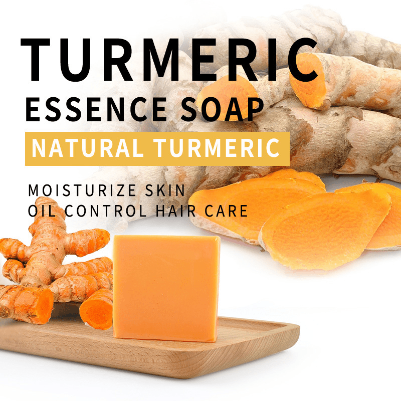 Turmeric Soap for Face and Body Cleansing - 100g