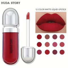 Women Liquid Lip Gloss Waterproof Stain Lipstick Set