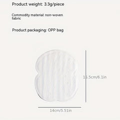 2pcs Summer Sweat Absorbing Stickers for Men and Women
