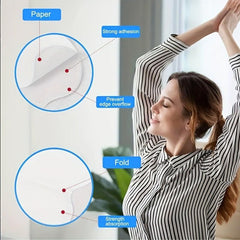 2pcs Summer Sweat Absorbing Stickers for Men and Women