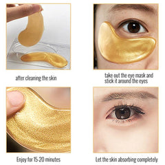 Crystal Eye Mask for Hydrating and Moisturizing Eyes - Men and Women