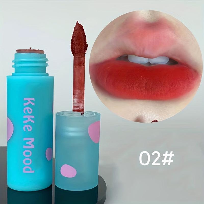 6 Colors Lip Mud Lip Glaze Matte Velvet Long-Lasting Cup-Proof Lipstick