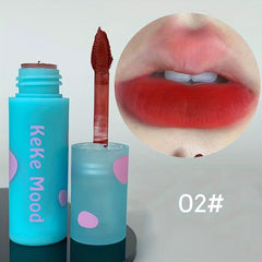 6 Colors Lip Mud Lip Glaze Matte Velvet Long-Lasting Cup-Proof Lipstick