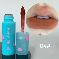6 Colors Lip Mud Lip Glaze Matte Velvet Long-Lasting Cup-Proof Lipstick