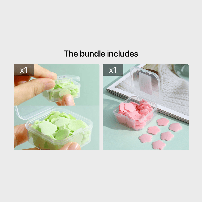 Travel Disposable Soap Tablets for Hand Washing