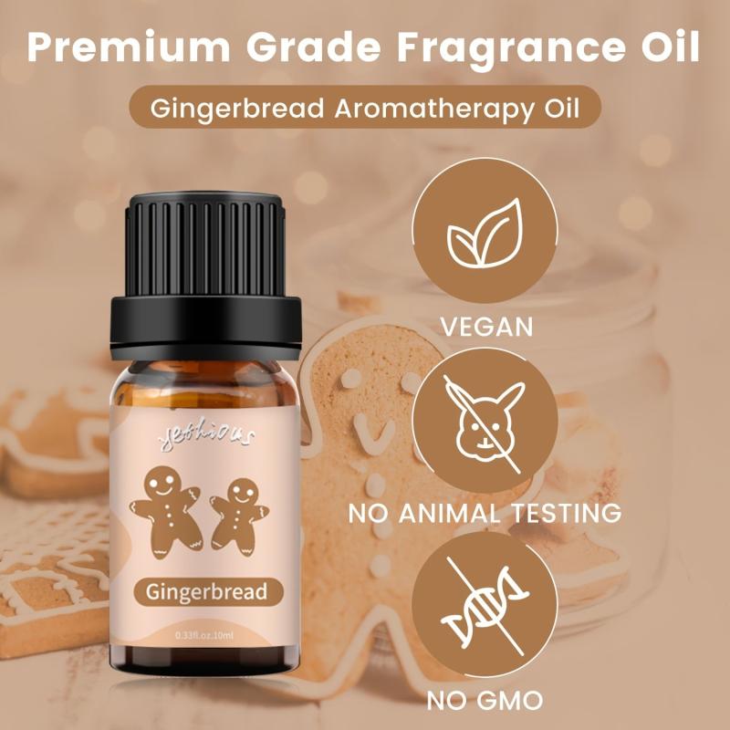 10ml Halloween Gingerbread Fragrance Oil for Aromatherapy & Candle Making