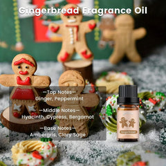 10ml Halloween Gingerbread Fragrance Oil for Aromatherapy & Candle Making