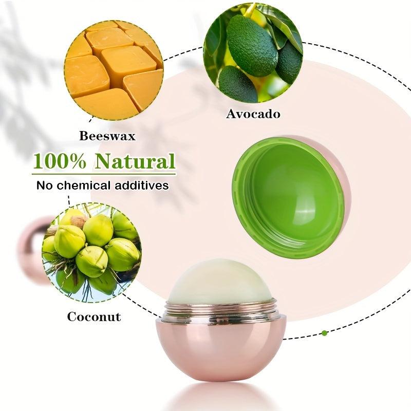 Vegan Organic Rose Lip Balm Golden Ball