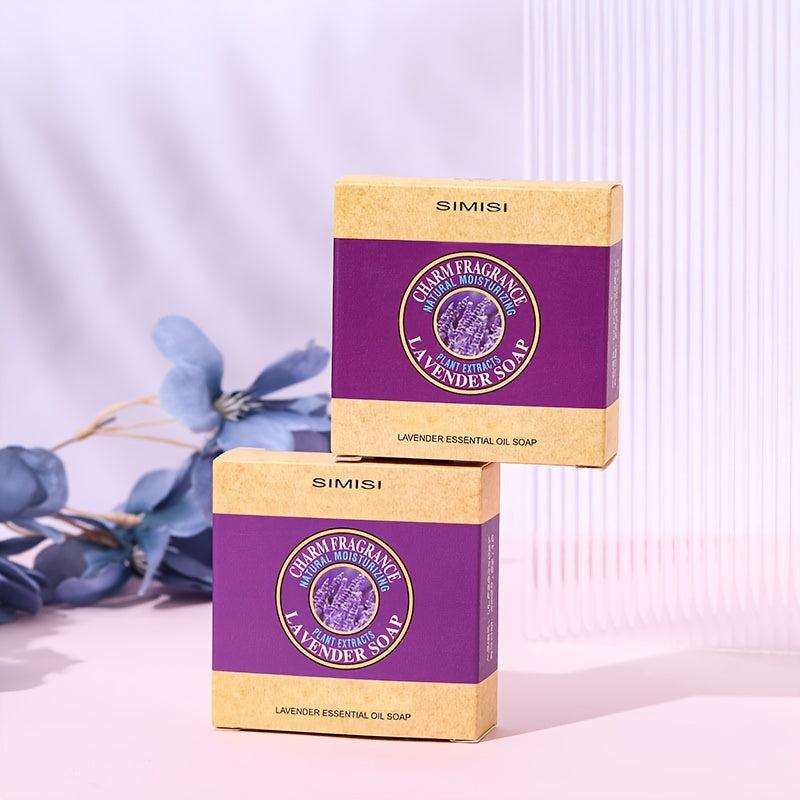 Lavender Soap Double Sided Face Wash Brush Face Soap