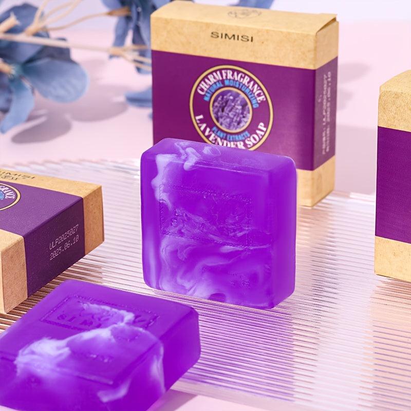 Lavender Soap Double Sided Face Wash Brush Face Soap