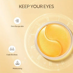 50 PCS Snail Essence Gel Eye Mask for Fine Lines, Puffiness, Dark Circles