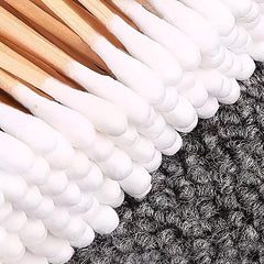 300pcs Disposable Cotton Swabs Double Round Tip Ear Nose Clean Beauty Tools
