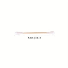 300pcs Disposable Cotton Swabs Double Round Tip Ear Nose Clean Beauty Tools