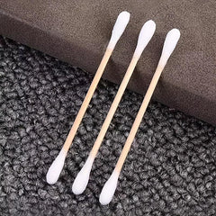 300pcs Disposable Cotton Swabs Double Round Tip Ear Nose Clean Beauty Tools