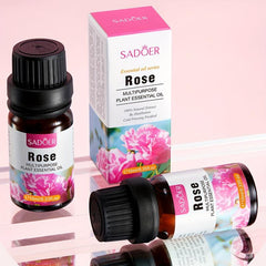 Rose Rosemary Lavender Chamomile Essential Oils Set for Skin, Body, Hair Care