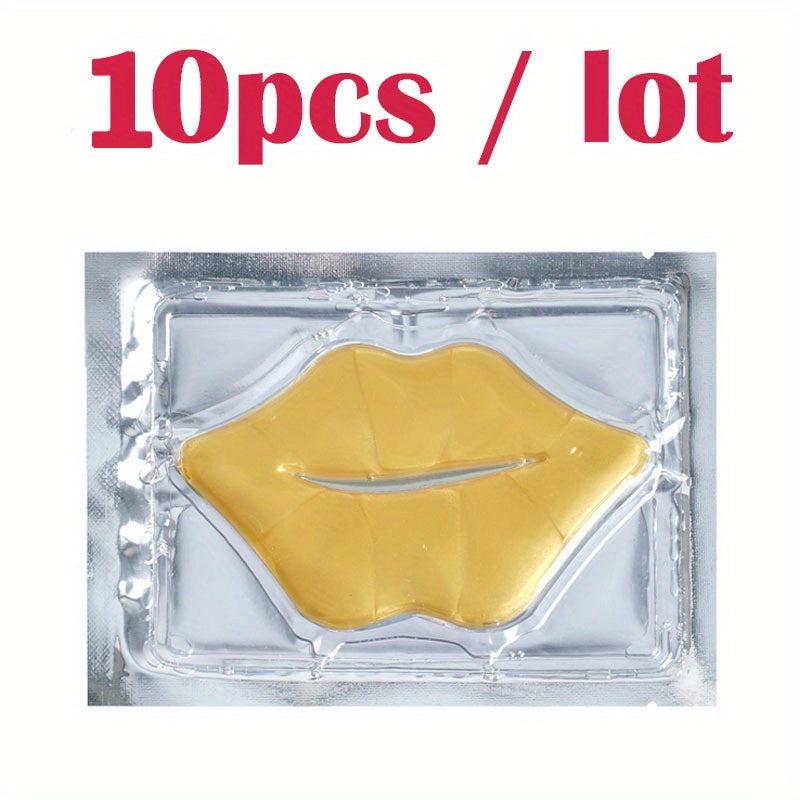 10Pcs Crystal Lip Mask Patches Nourishing Hydrating Lip Skin Lip Gloss