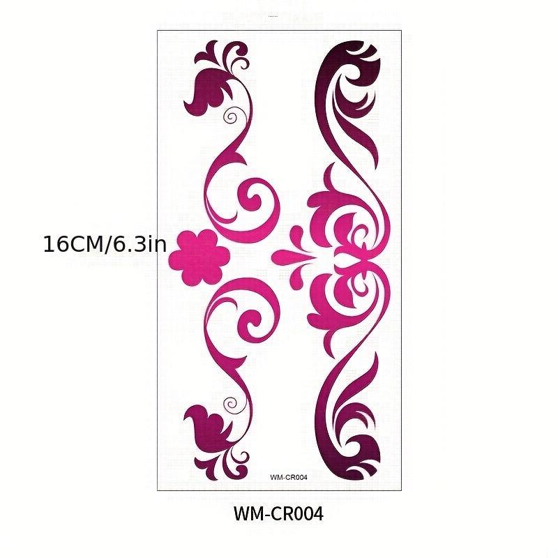 Chest Waist Tattoo Stickers Daily Decoration Adult Men Women