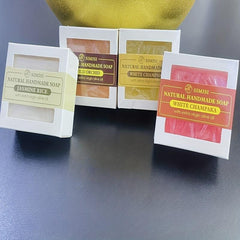 4pcs Exfoliating Bath Soap Deep Cleansing Skin Gentle Unisex
