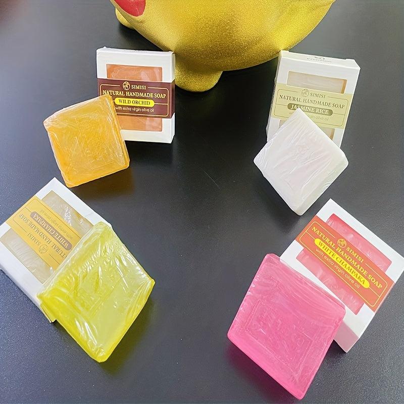 4pcs Exfoliating Bath Soap Deep Cleansing Skin Gentle Unisex