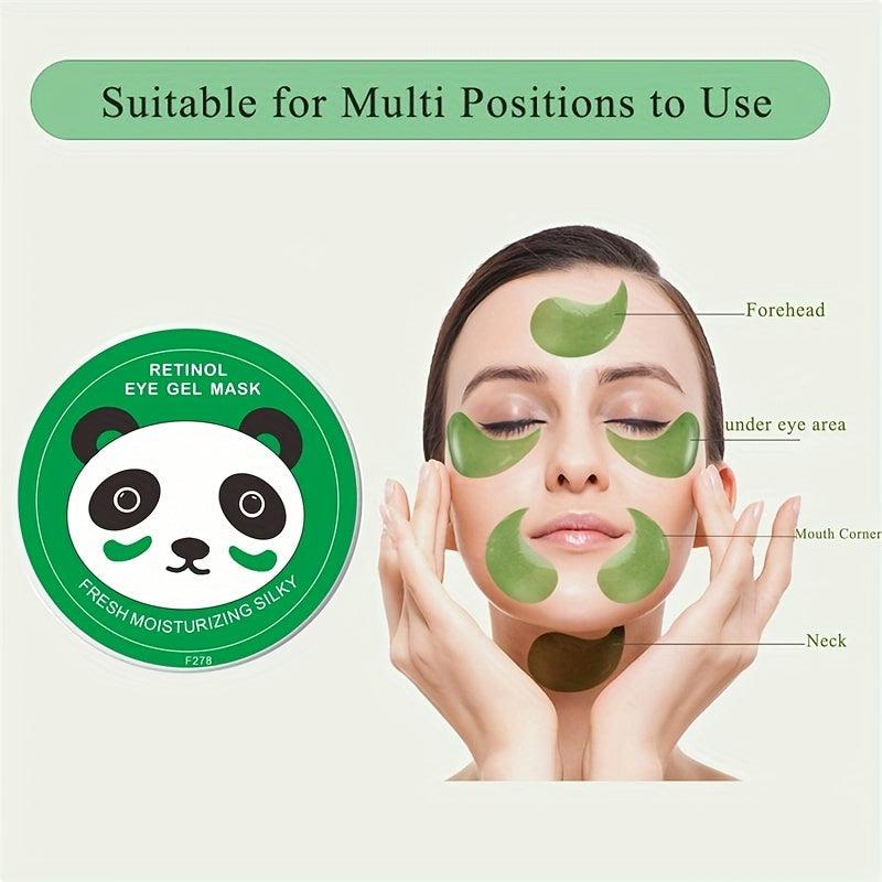 Peptide Copper Retinol & Night Eye Patches for Dark Circles Puffiness Hydrating