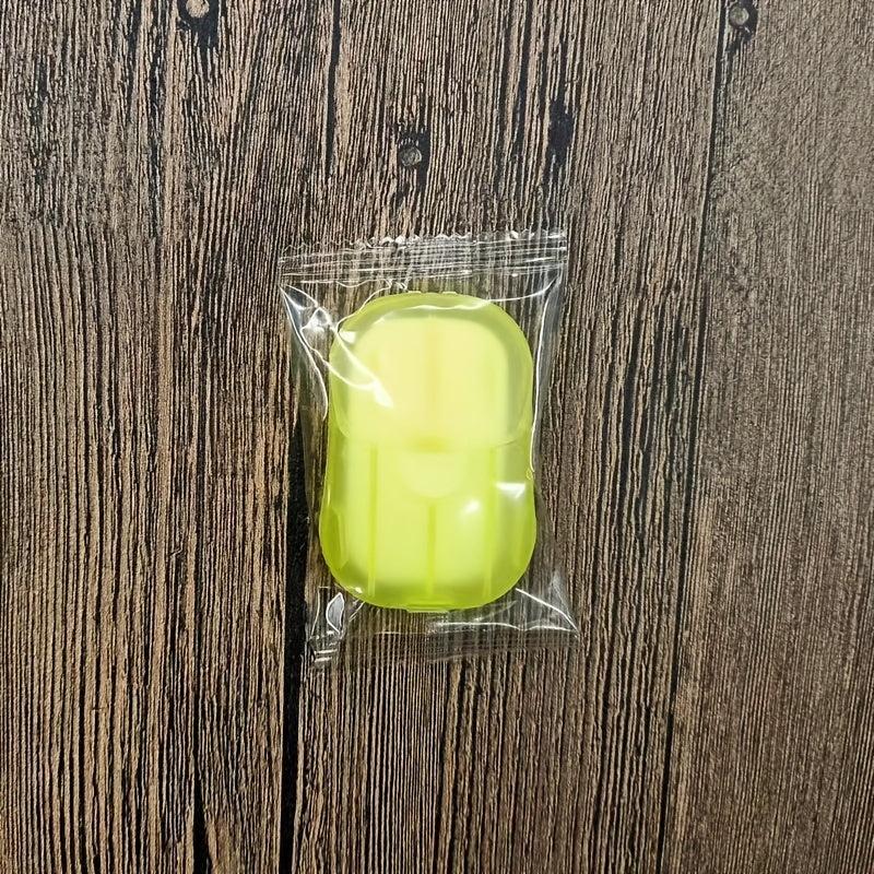 10pcs Disposable Soap Box Travel Portable Soap Sheet Student Carry On