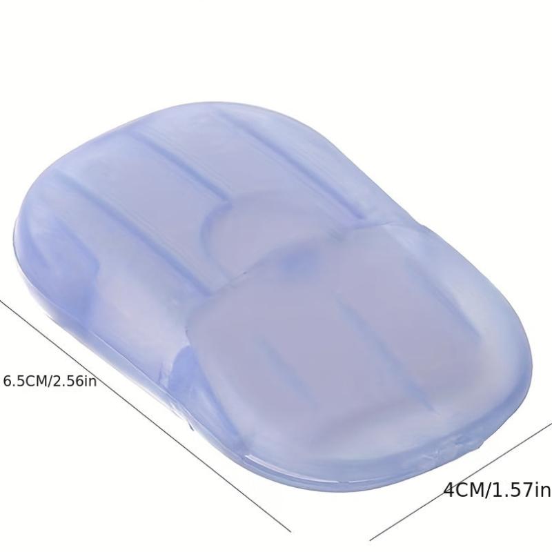 10pcs Disposable Soap Box Travel Portable Soap Sheet Student Carry On