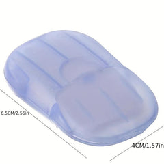 10pcs Disposable Soap Box Travel Portable Soap Sheet Student Carry On