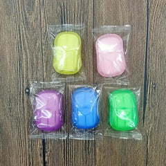 10pcs Disposable Soap Box Travel Portable Soap Sheet Student Carry On