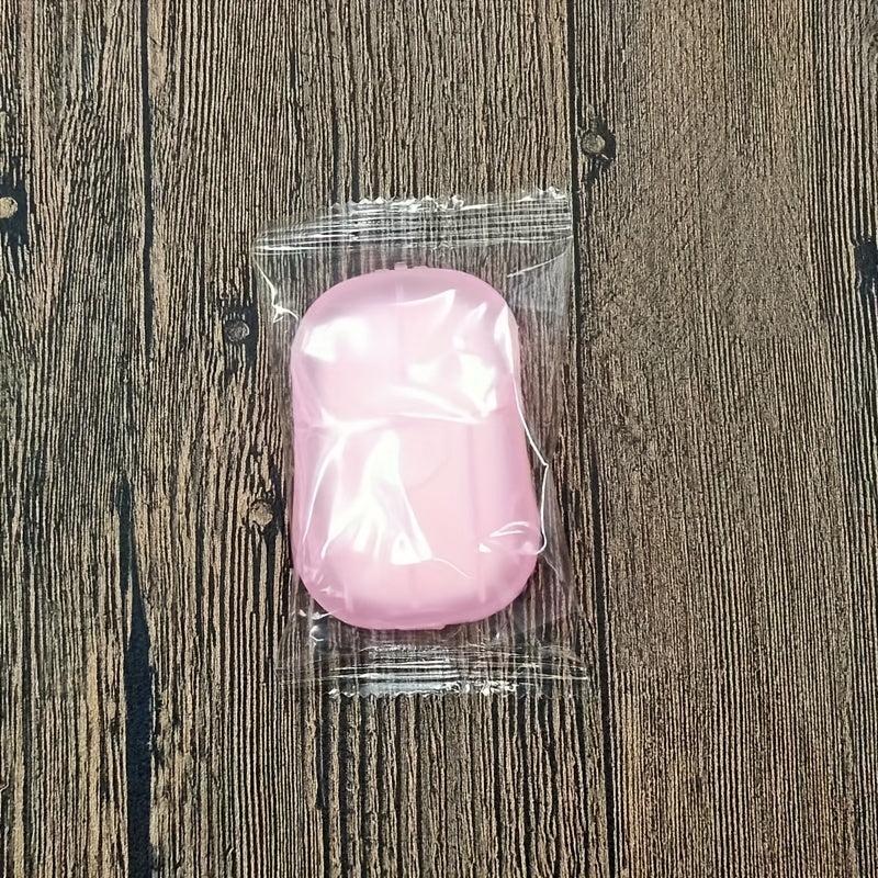 10pcs Disposable Soap Box Travel Portable Soap Sheet Student Carry On