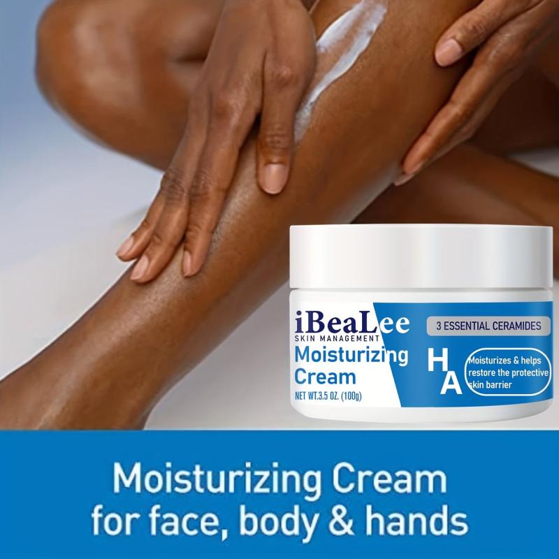 Hydrating Moisturizing Cream for Dry Skin with Hyaluronic Acid & Ceramides