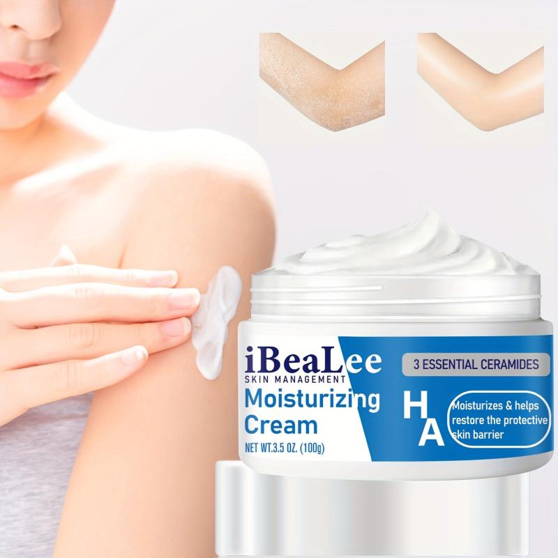 Hydrating Moisturizing Cream for Dry Skin with Hyaluronic Acid & Ceramides