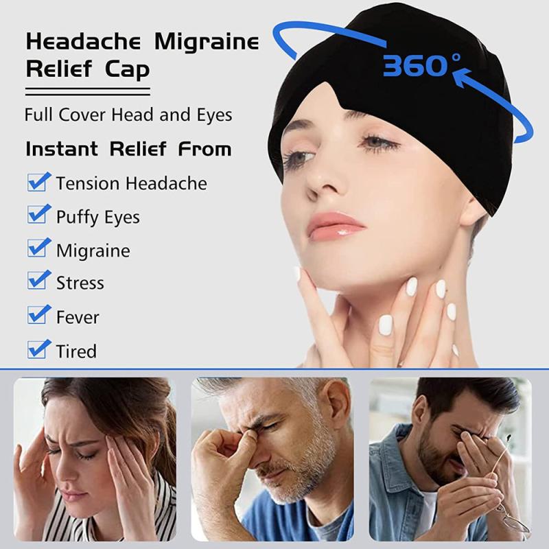 Stretchable Gel Headache Relief Hat for Pain Reduction