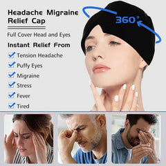 Stretchable Gel Headache Relief Hat for Pain Reduction