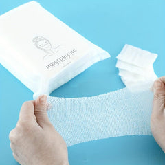 Stretchable Cotton Pads for Makeup Removal and Toning, 50pcs